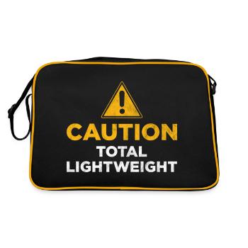 Caution Total Lightweight - Retro Bag - black/gold - Back