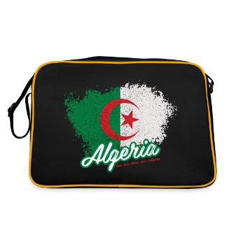 One, two, three, viva l'Algérie - Sac Retro - noir/or - Dos