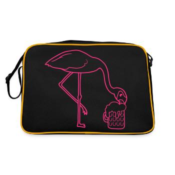 thirst beer alcohol drink pitcher mass gl - Retro Bag - black/gold - Back