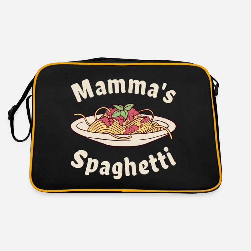 Mamma's Spaghetti Retro Tasche
