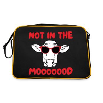 NOT IN THE MOOD - Retro Bag - black/gold - Back