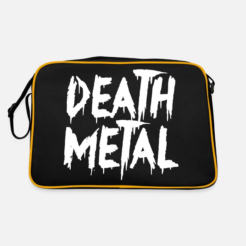 Death metal - Sac Retro - noir/or