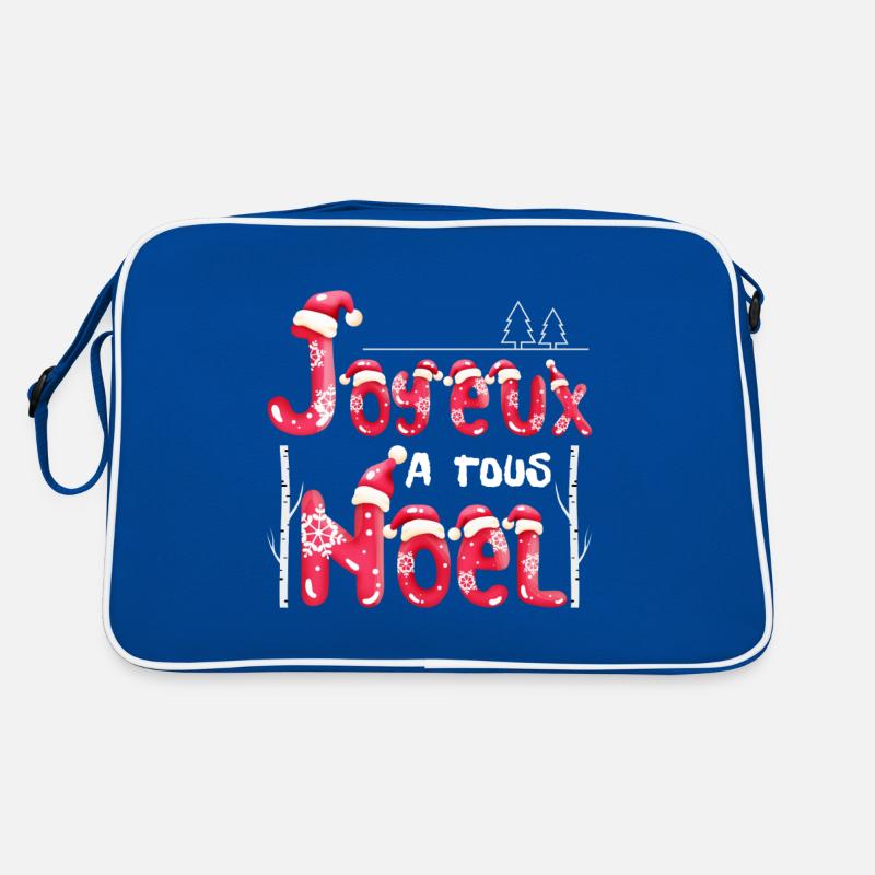 JOYEUX NOEL A TOUS Sac Retro