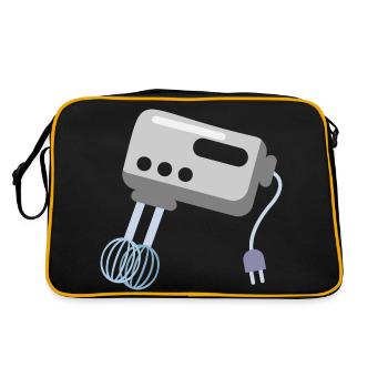 Whisk Electric Kitchen Appliance - Retro Bag - black/gold - Back