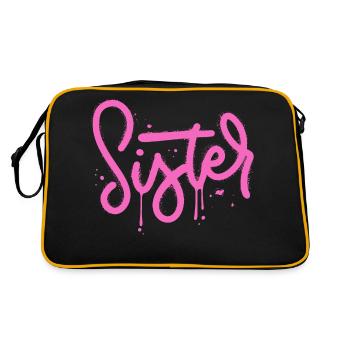 Sis - Retro Bag - black/gold - Back