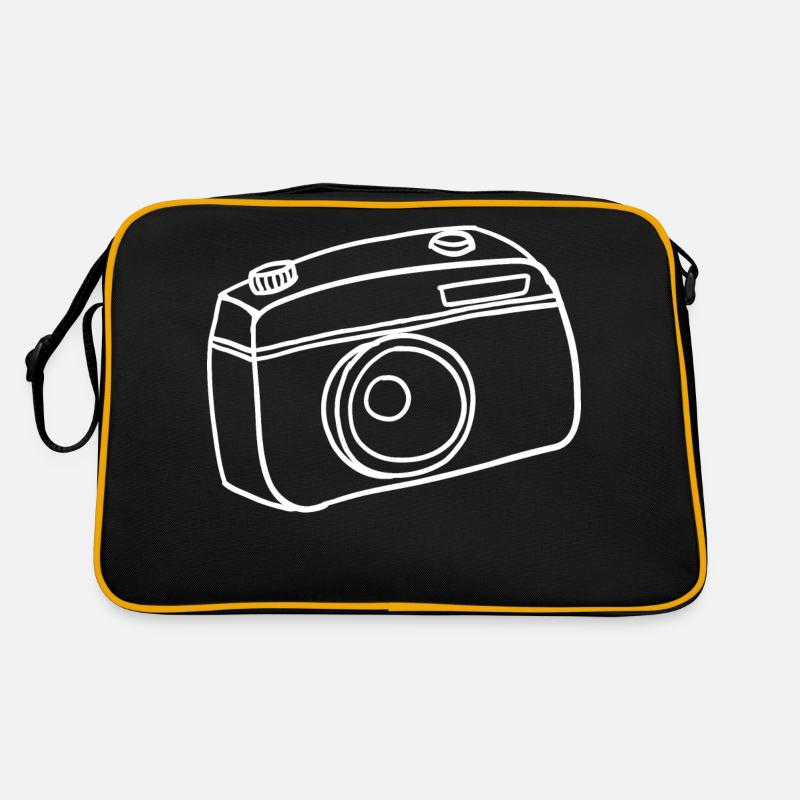Kamera Hand gezeichnet Retro Tasche