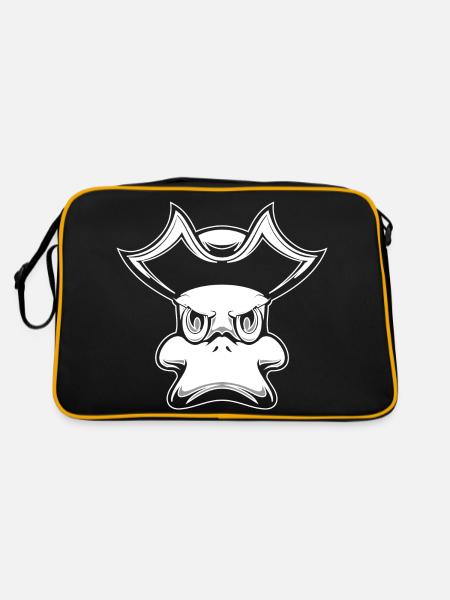Pirate de canard diabolique - Sac Retro - noir/or - Dos