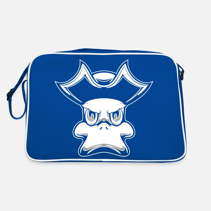 Duck pirate evil Retro Bag