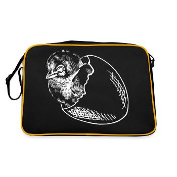 Chicks hatch egg - Retro Bag - black/gold - Back