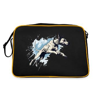 Plongée dans l’eau à quai des Danois - Sac Retro - noir/or - Dos