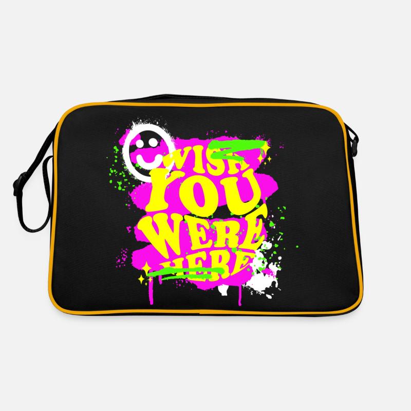 Wish You Were Here Distorted!!! Retro Bag