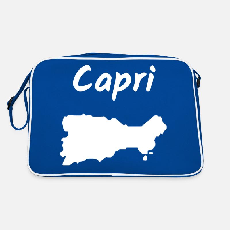 Capri Italie Île Méditerranée Idée de vacances Sac Retro