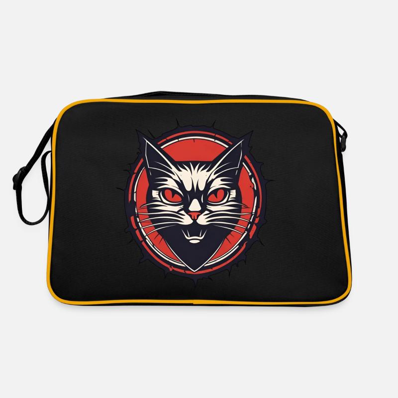 Devilish Cat / Kitty / Gothic / Halloween Retro Bag