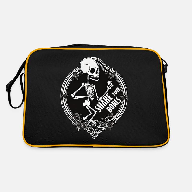 Skeleton / Bone / Anatomy / Halloween / Horror Retro Bag