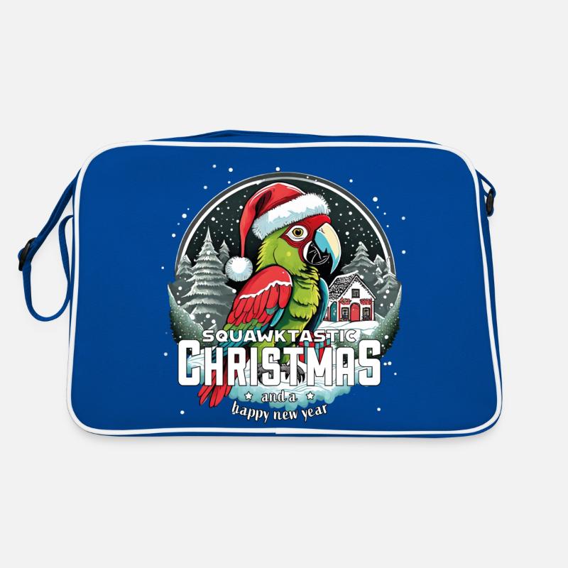 Perroquet de Noël - Noël squawktastic Sac Retro
