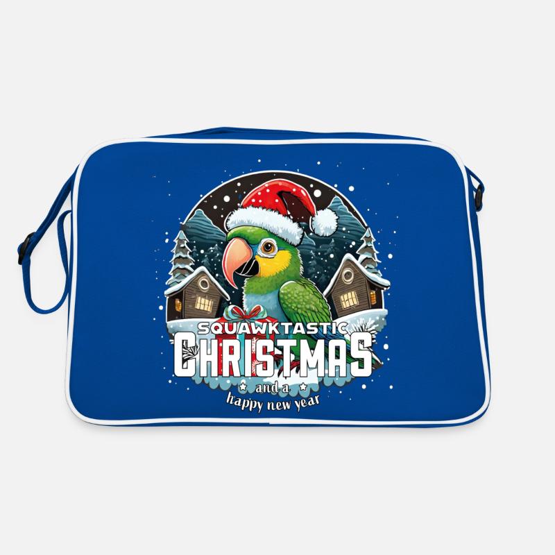 Perroquet de Noël - squawktastic Noël Sac Retro