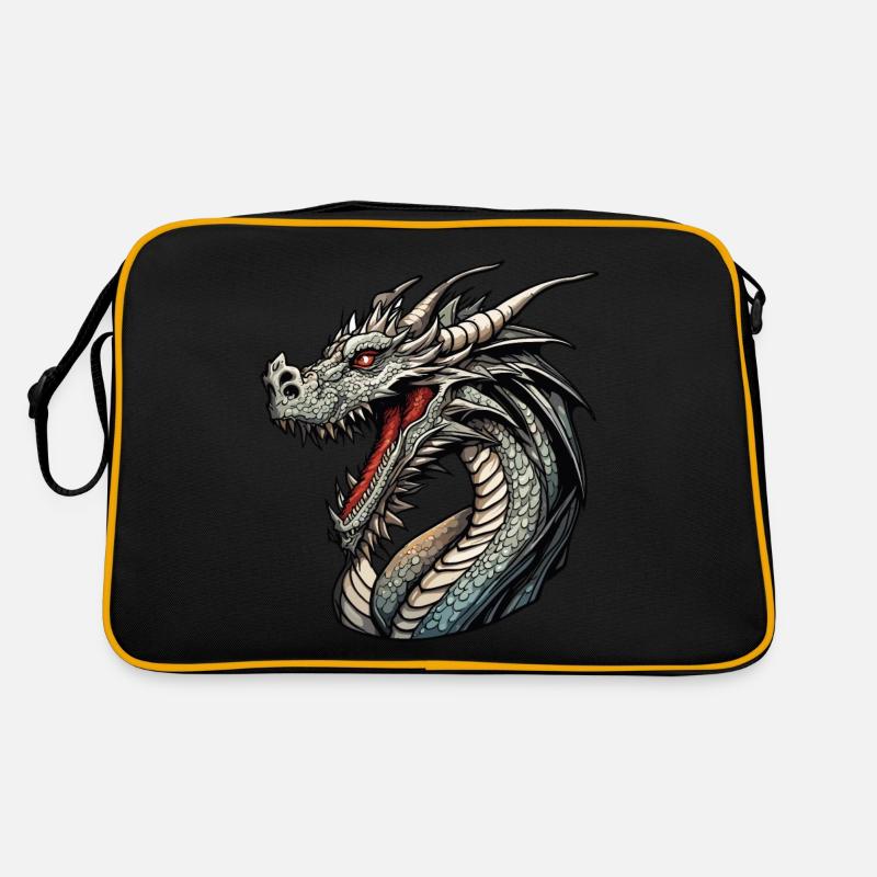 Dragon / Animal / Fire / Mythical Creatures / Fairy Tale Retro Bag