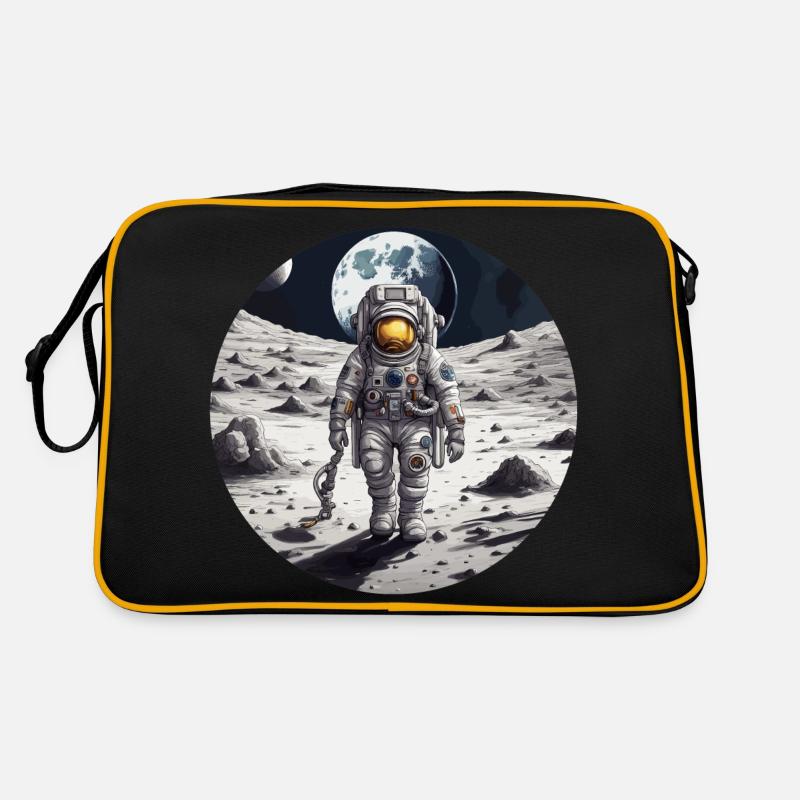 Astronaute / Espace / Vaisseau spatial / Lune / Espace Sac Retro