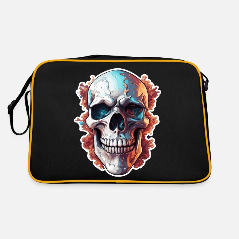 Skull / Pirate / Skull / Skull / Death / Logo Retro Bag