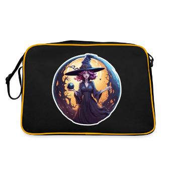 Witch / Magic / Witch Ritual / Fairy Tale / Spell - Retro Bag - black/gold - Back