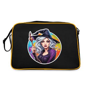 Witch / Magic / Witch Ritual / Fairy Tale / Spell - Retro Bag - black/gold - Back