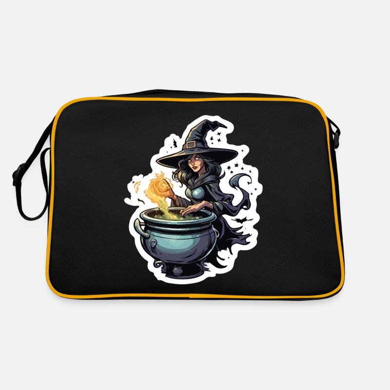 Sorcière / Magie / Rituel de sorcière / Conte de fées / Sort Sac Retro