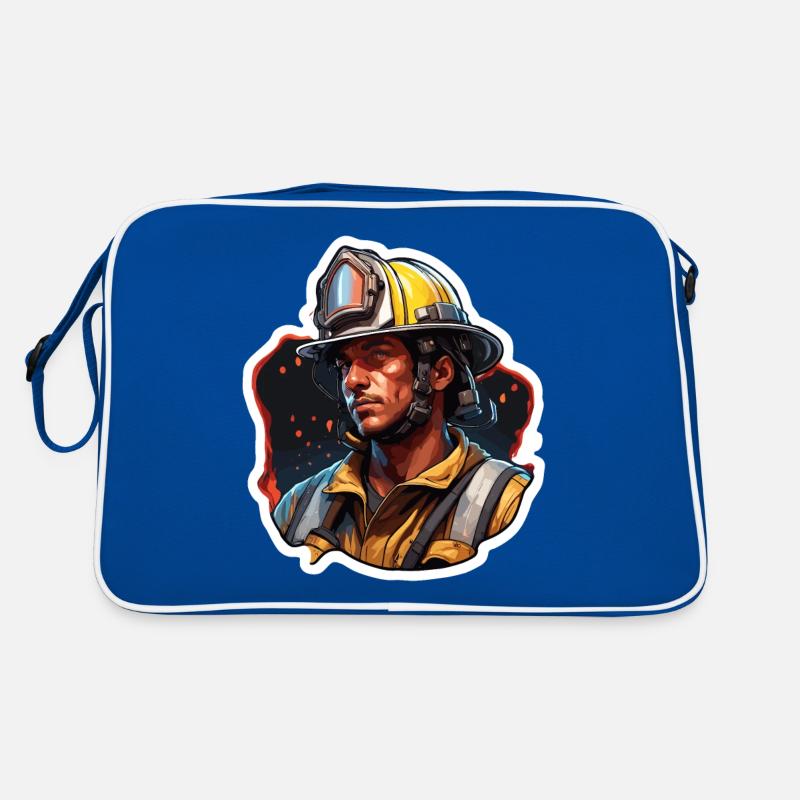 Firefighter / Fire / Fire / Extinguish / Hero Retro Bag
