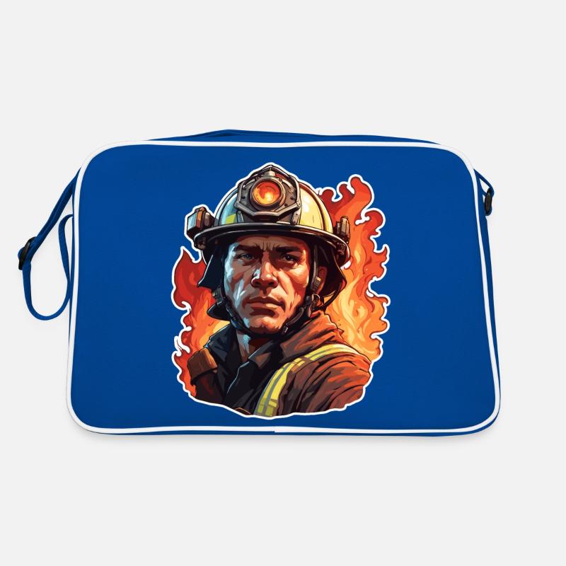 Firefighter / Fire / Fire / Extinguish / Hero Retro Bag