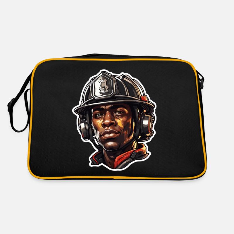 Firefighter / Fire / Fire / Extinguish / Hero Retro Bag