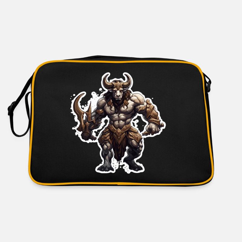 Minotaur / Greek Mythology / Creature Retro Bag