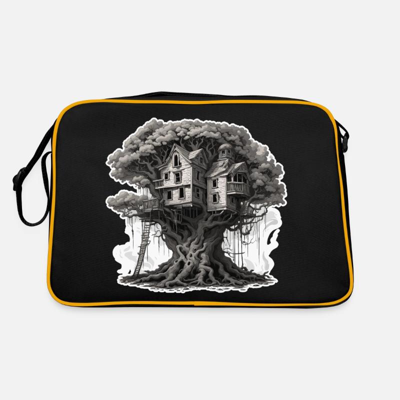 Cabane dans les arbres / Cime des arbres / Cabane dans les arbres / Aventure Sac Retro