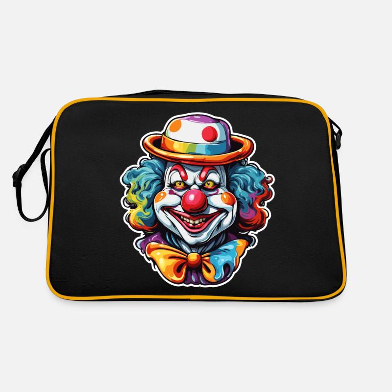 Clown / Circus / Carnival / Carnival / Playful Retro Bag