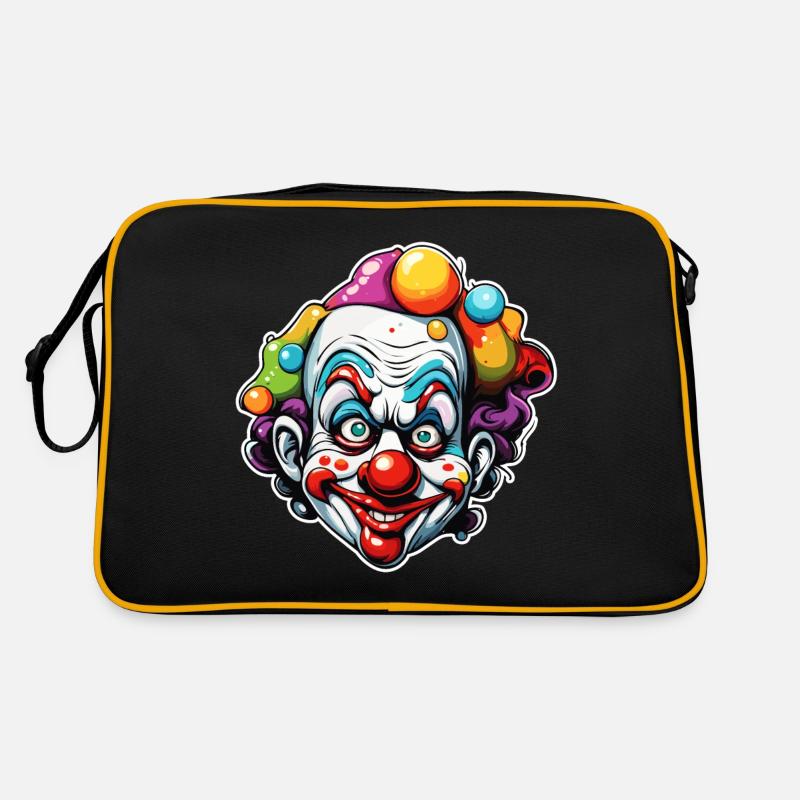 Clown / Circus / Carnival / Carnival / Playful Retro Bag