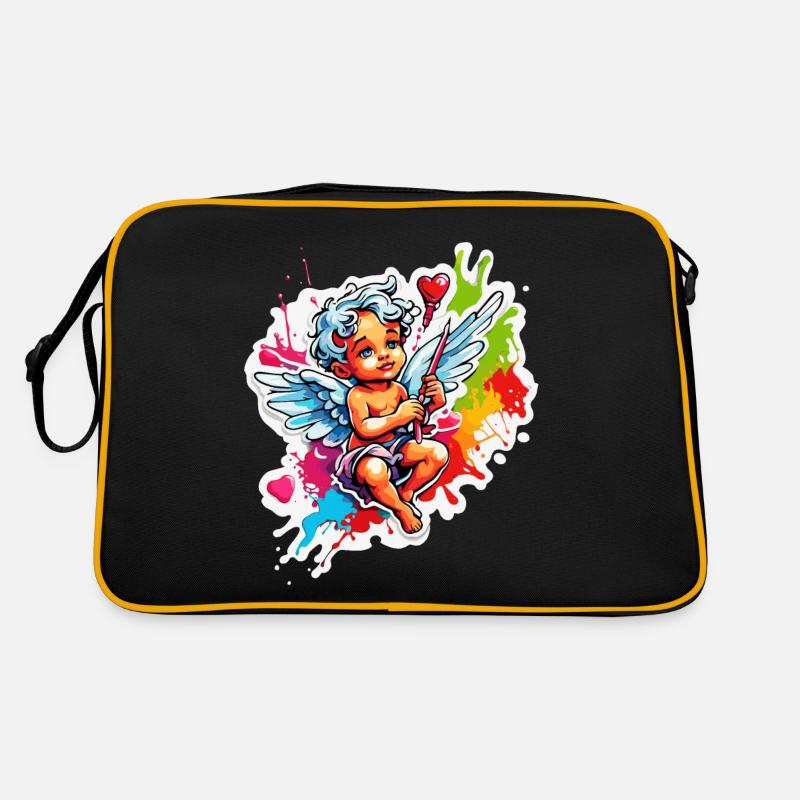 Cupidon / Amour / Flèche / Coeur / Saint Valentin Sac Retro