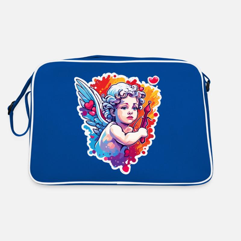 Cupidon / Amour / Flèche / Coeur / Saint Valentin Sac Retro
