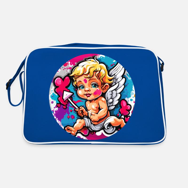Cupidon / Amour / Flèche / Coeur / Saint Valentin Sac Retro