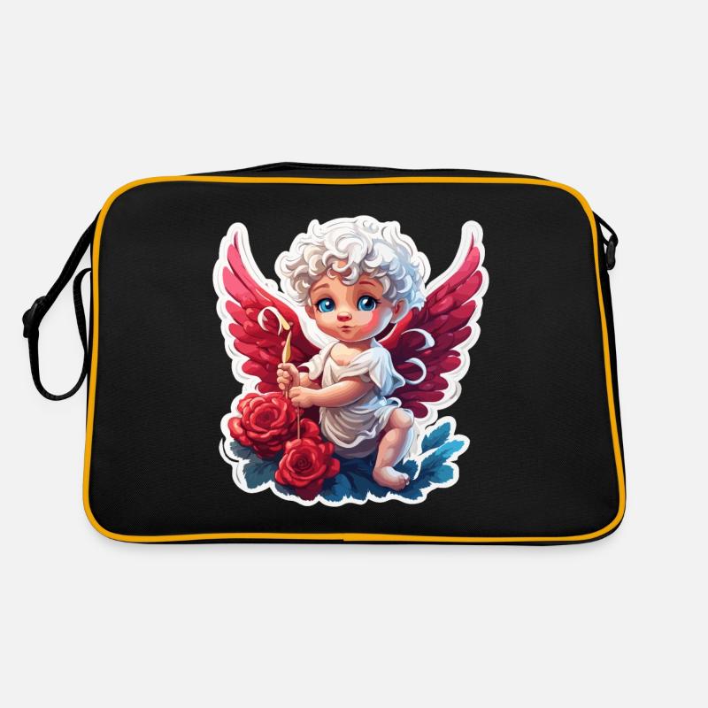 Cupidon / Amour / Flèche / Coeur / Saint Valentin Sac Retro