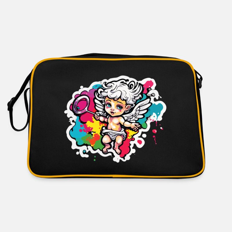 Cupidon / Amour / Flèche / Coeur / Saint Valentin Sac Retro
