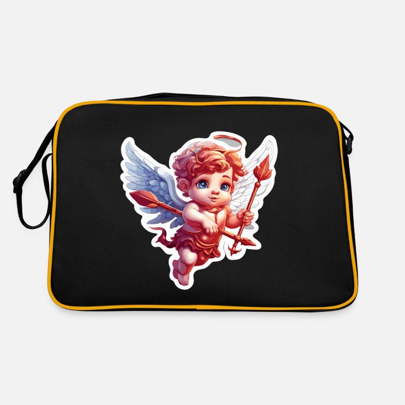 Cupidon / Amour / Flèche / Coeur / Saint Valentin Sac Retro