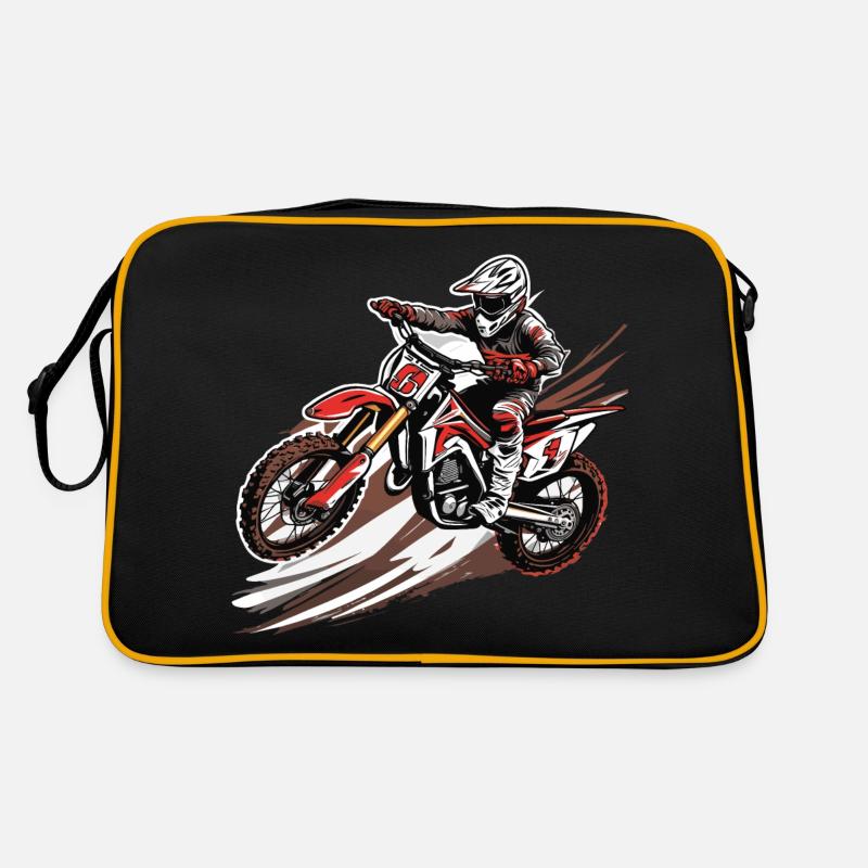 Biker / Motorcycle Rider / Biker / Two-Wheeler / Cross Retro Bag