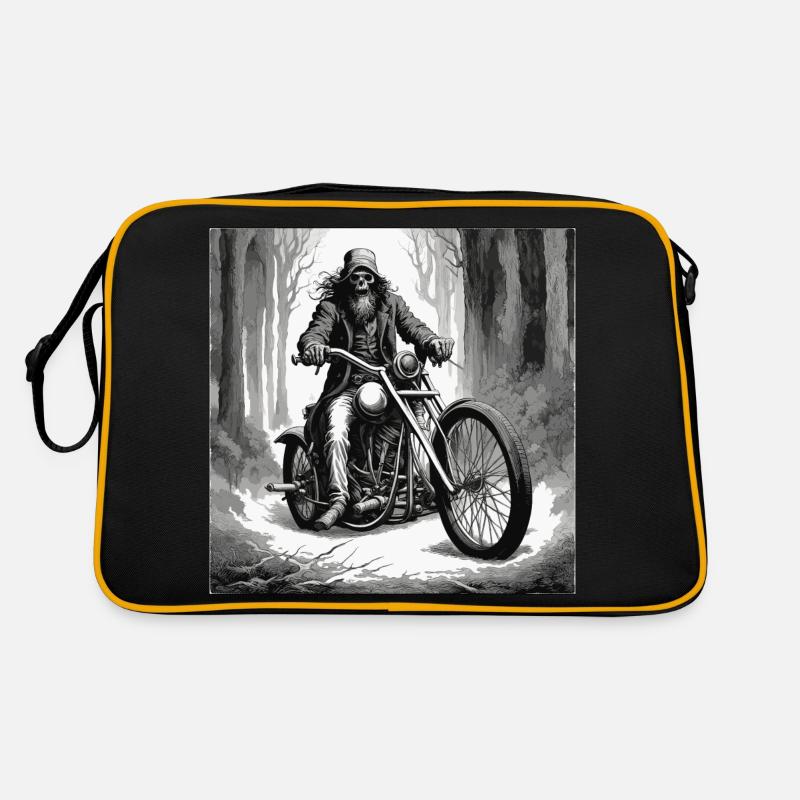 Biker / Motorcycle Rider / Biker / Two-Wheeler / Cross Retro Bag