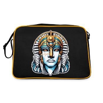 Egypt / Pharaoh / Mummies / Hieroglyphics / Sphinx - Retro Bag - black/gold - Back