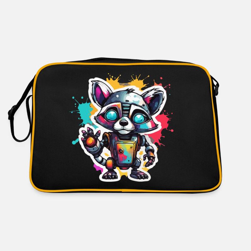 Robot Animal / AI / Mechanized Animals / Comic Retro Bag