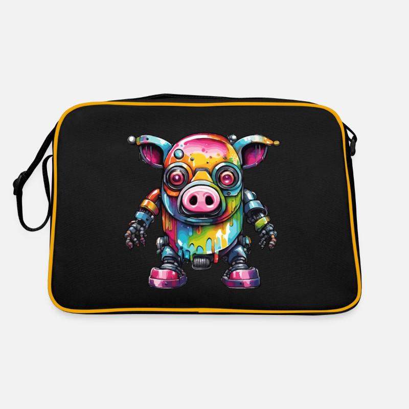 Robot Animal / AI / Mechanized Animals / Comic Retro Bag