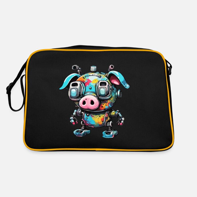 Robot Animal / AI / Mechanized Animals / Comic Retro Bag