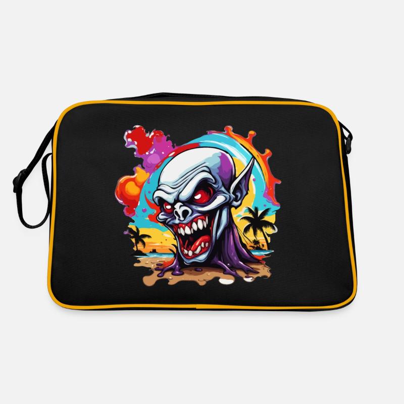 Vampir / Dracula / Blutsauger / Halloween / Mythos Retro Tasche