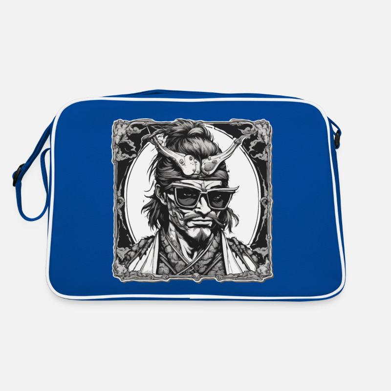 Samurai / Japanisch / Harakiri / Katana / Mann Retro Tasche