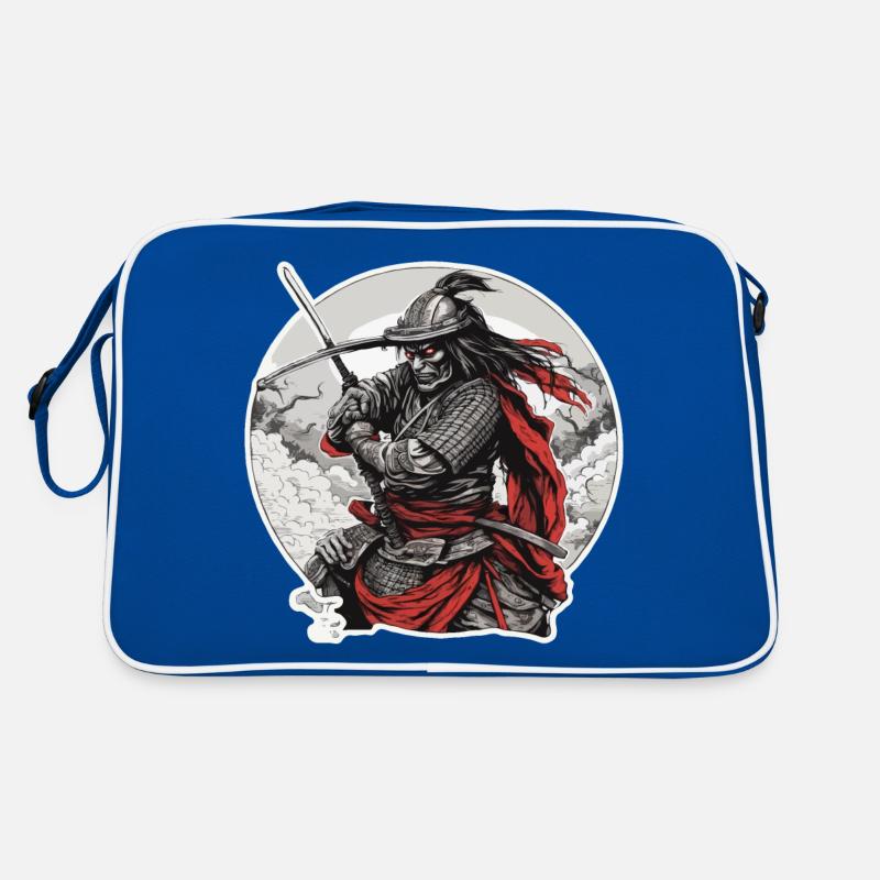 Samurai / Japanisch / Harakiri / Katana / Mann Retro Tasche