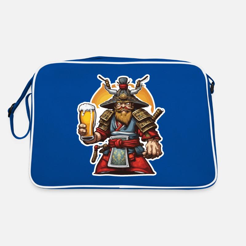 Samurai / Japanisch / Harakiri / Katana / Mann Retro Tasche
