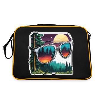 Sunglasses / Reflection / Forest / Reflection - Retro Bag - black/gold - Back